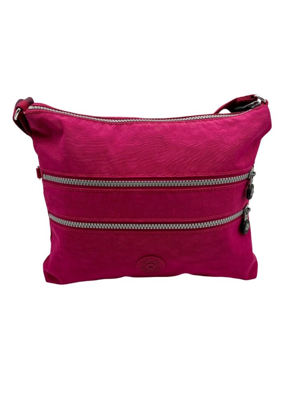 Kipling Alvar Hot Pink Nylon Crossbody Bag